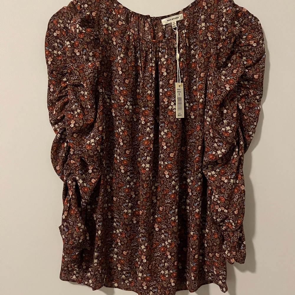 Floral ,business casual , soft shirt